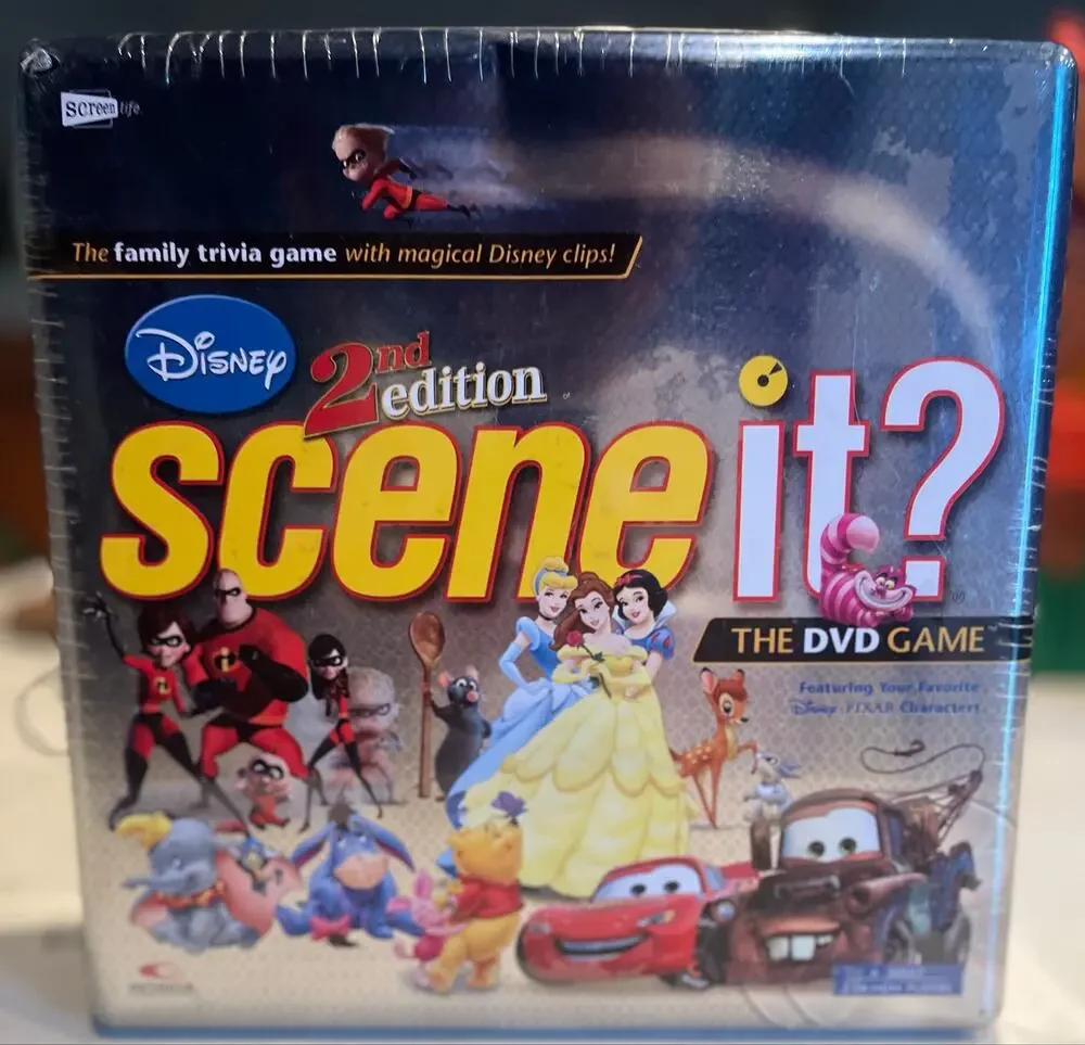 NEW Sealed Disney Scene It 2nd Edition Board Game 2007 Y2K